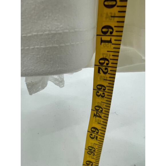 LULU'S Sz S Taliana White Lace Button Back Maxi Mermaid Wedding Dress NEW B169 - Picture 7 of 9